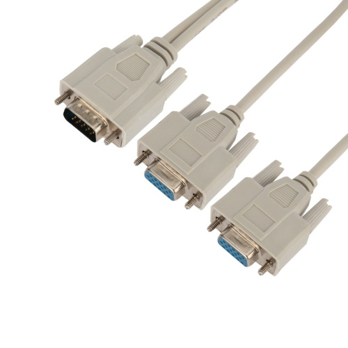 картинка Переходник штекер VGA - 2 гнезда VGA,  провод REXANT от магазина Сантехстрой