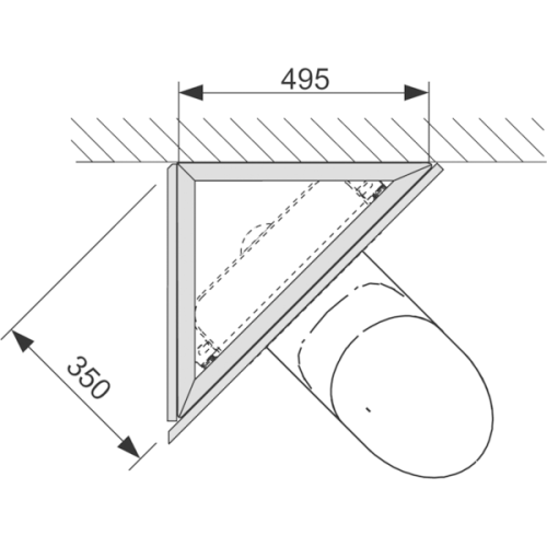 картинка TECE Комплект для установки модуля под углом к стене. от магазина Сантехстрой