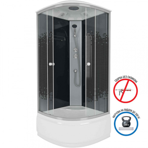 картинка Душевая кабина Niagara Eco 100х100 NG-7509-14 без гидромассажа от магазина Сантехстрой
