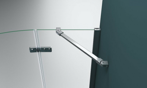 картинка Душевой уголок BelBagno Kraft 100х100 KRAFT-R-2-100-C-Cr профиль Хром стекло прозрачное от магазина Сантехстрой