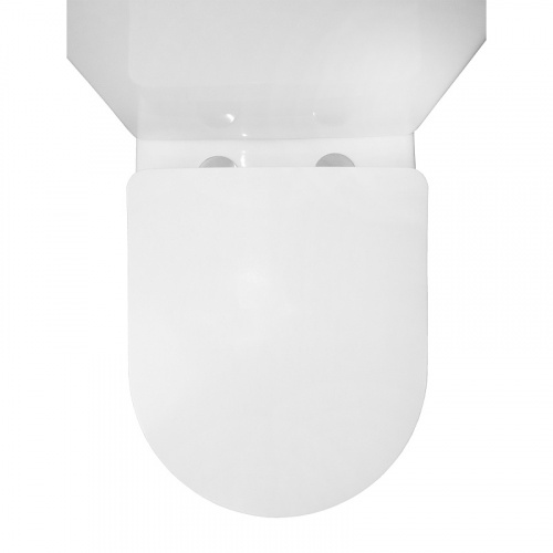 картинка Унитаз-компакт Azario Flin 365х590х790 напольный, безободковый с быстросъемным сиденьем микролифт (AZ-1363C) от магазина Сантехстрой