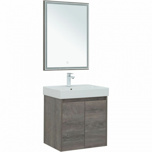 картинка Комплект мебели Aquanet 302533 Коричневый от магазина Сантехстрой