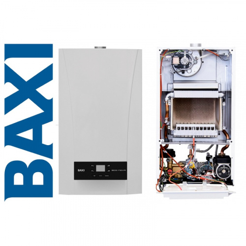 картинка Котел газовый настенный BAXI ECO-4s 24F двухконтурный с закрытой камерой сгорания 24 кВт от магазина Сантехстрой