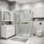 картинка Душ.ограждение 120.K33.02.1290.10.00 Cosmo (120*90*195) хром, стекло прозрачное, 2 места от магазина Сантехстрой