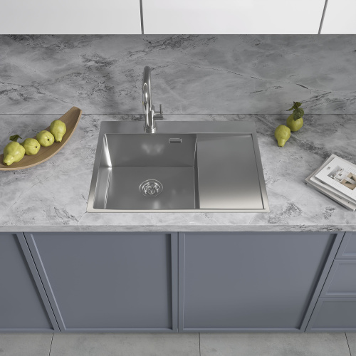 картинка Кухонная мойка Reflexion Maggiore RX2365SS полированная сталь от магазина Сантехстрой