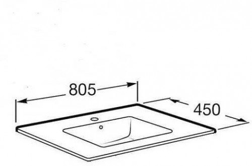 картинка Раковина Акватон Victoria Unik 732799C000 от магазина Сантехстрой
