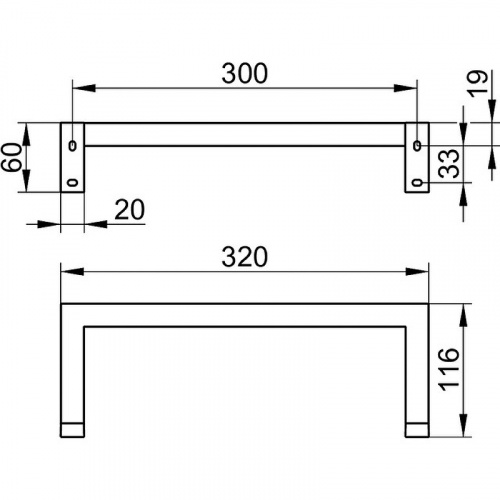 картинка Полотенцедержатель Keuco Edition 90 Square 19121 010000 Хром от магазина Сантехстрой