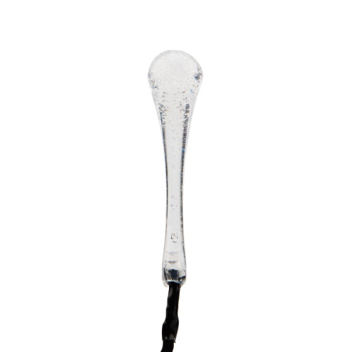 картинка Каскад Lamper Сталактит LED 5 м с аккумулятором и выносной солнечной панелью 1 м,  IP65, 2 режима работы: мигание и постоянное теплое белое свечение от магазина Сантехстрой