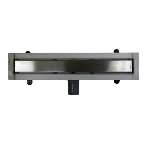 картинка Душевой лоток AZARIO CERAMIC 500 мм, боковой слив D50, нержавеющая сталь, двухсторонняя решетка с возможностью монтажа "под плитку" (AZPP01-50 Ceramic) от магазина Сантехстрой