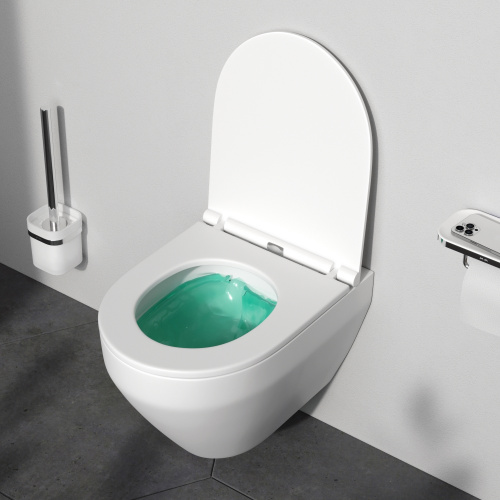 картинка C701700SC Spirit V2.0 подвесной унитаз FlashClean с сиденьем микролифт от магазина Сантехстрой