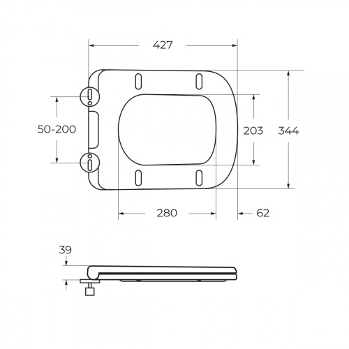 картинка Унитаз подвесной безободковый с сиденьем BelBagno ARDENTE-R BB520CHR/SC от магазина Сантехстрой