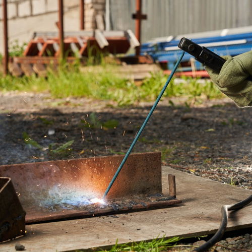 картинка Электрод 450 мм MP-3C 4 мм пачка 1 кг от магазина Сантехстрой