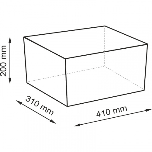 картинка Корзина для аксессуаров WasserKRAFT Weida WB-310-L Бежевая от магазина Сантехстрой