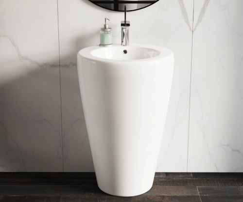 картинка CN1807 Умывальник-моноблок, 1 отверстие под смеситель от магазина Сантехстрой