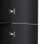 картинка M90CHR0306BM GEM, шкаф-колонна, подвесной, правый, 30 см, двери, push-to-open, цвет: черный матовый от магазина Сантехстрой