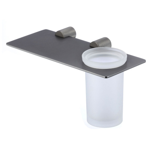 картинка Стакан стеклянный с настенным держателем Savol (S-002158Q) от магазина Сантехстрой