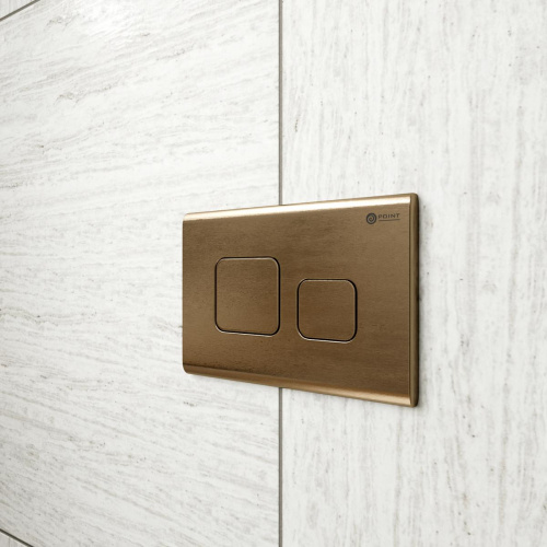 картинка Клавиша смыва для инсталляции Point Афина, бронза брашированная, PN44041BB от магазина Сантехстрой