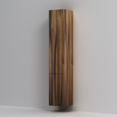 картинка M90CHL0306HF GEM, шкаф-колонна, подвесной, левый, 30 см, двери, push-to-open, цвет: орех от магазина Сантехстрой