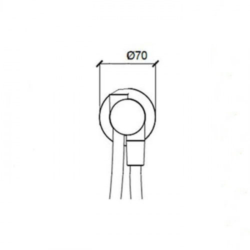 картинка Almar Modular Вывод воды с шлангом. цвет Steel от магазина Сантехстрой