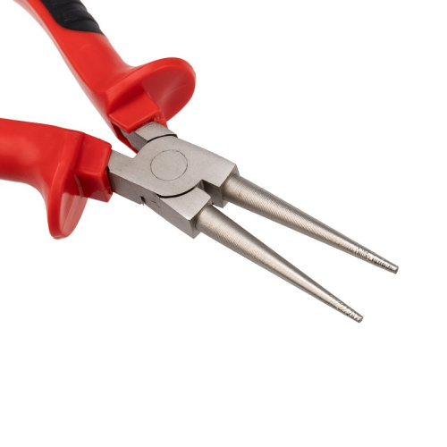 картинка Круглогубцы 160мм никелированные,  двухкомпонентные рукоятки REXANT от магазина Сантехстрой