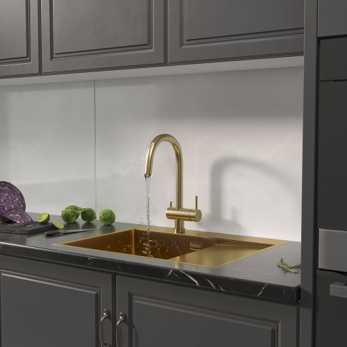 картинка Кухонная мойка Reflexion Maggiore RX2365GD брашированное золото от магазина Сантехстрой