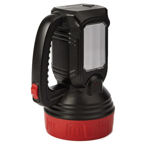 картинка Фонарь рабочий поисковый с основным и боковыми светом 6 Вт + 10 Вт,  220 В,  встроенный аккумулятор,  5 ч автономной работы REXANT от магазина Сантехстрой