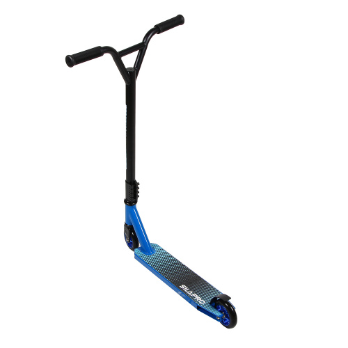 картинка SILAPRO Самокат разборный 64х48х82см, 2х колесный (PU, 100мм, ABEC-7) алюмин/металл, до 100кг от магазина Сантехстрой