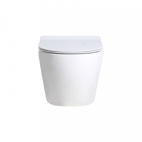 картинка Унитаз подвесной Orange C07-100w безободковый, сиденье с микролифтом от магазина Сантехстрой