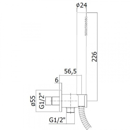 картинка Душевой набор Paffoni Master ZDUP094NKN от магазина Сантехстрой