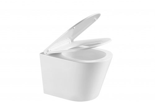 картинка Подвесной унитаз безободковый Terminus Классик S 515х355 белый от магазина Сантехстрой