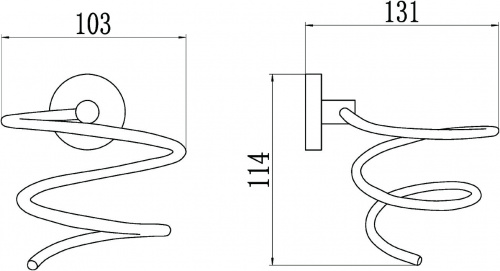 картинка Держатель для фена Savol 87 (S-008755) от магазина Сантехстрой