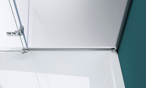 картинка Душевая дверь BelBagno Kraft 120 KRAFT-B-12-60/60-C-Cr-R профиль Хром стекло прозрачное от магазина Сантехстрой