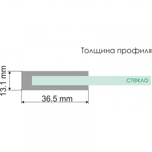 картинка Душевая стенка WasserKRAFT Vils 90 56R07-RP90 профиль Хром стекло прозрачное от магазина Сантехстрой