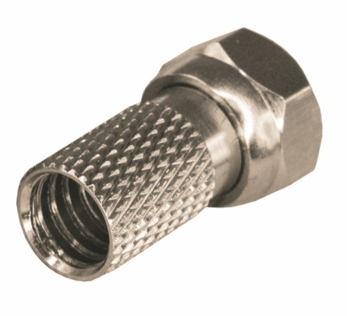 картинка F-разъем для SAT,  (с резиновым уплотнителем) REXANT от магазина Сантехстрой