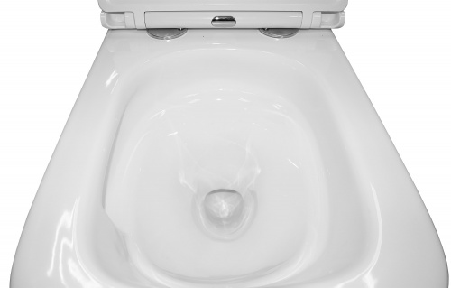 картинка Унитаз подвесной Azario Teramo 340х490х350 безободковый, слив "Торнадо", в комплекте с сидением микролифт (AZ-0052-UQ3) от магазина Сантехстрой