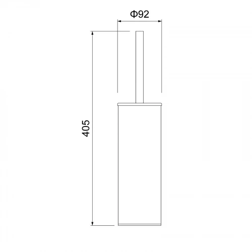 картинка Ершик для туалета Timo Saona напольный (13161/17) от магазина Сантехстрой