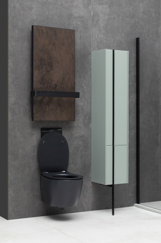 картинка Унитаз Allen Brau Fantasy 4.11004.31 подвесной Черный матовый без сиденья от магазина Сантехстрой