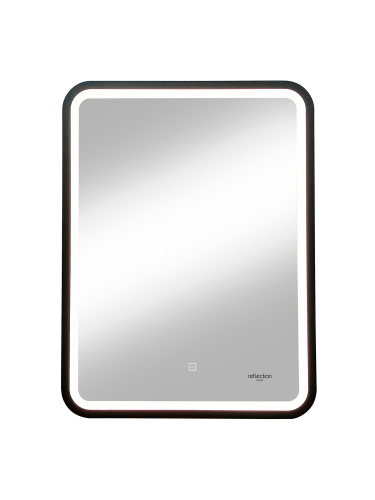 картинка Зеркало Reflection Happy с LED подсветкой, сенсором 600х800 от магазина Сантехстрой