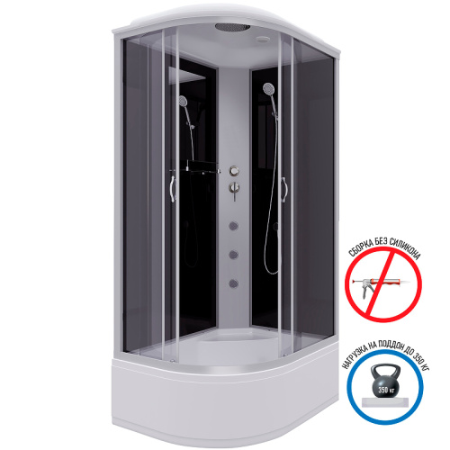 картинка Душевая кабина Niagara Classic 120x80 R NG-2510-14RG с гидромассажем от магазина Сантехстрой