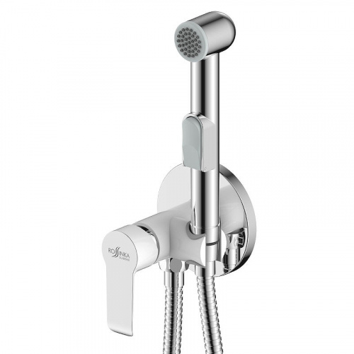 картинка Душевой набор с держателем Hansgrohe Rainfinity 100 1jet, со шлангом 160 см, хром (26856000) от магазина Сантехстрой