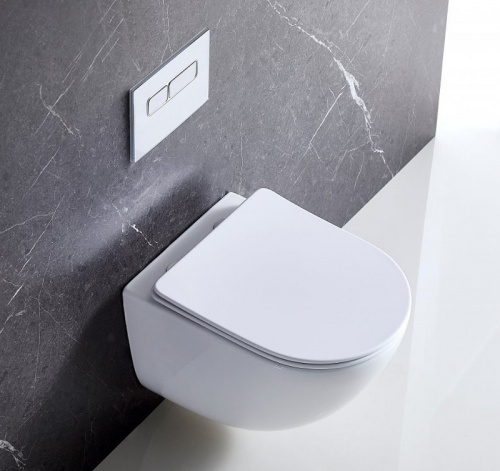 картинка Сиденье для унитаза BelBagno Alpina BB309SC Белое с микролифтом от магазина Сантехстрой