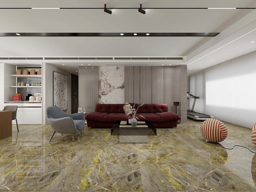 картинка Плитка керамогранитная AZARIO CORTEZ GOLD 60x120 Carving (H18004008G) от магазина Сантехстрой