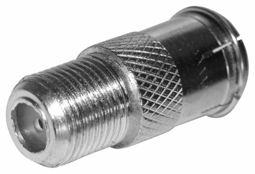 картинка Переходник гнездо F - гнездо TV с кольцом PROconnect от магазина Сантехстрой