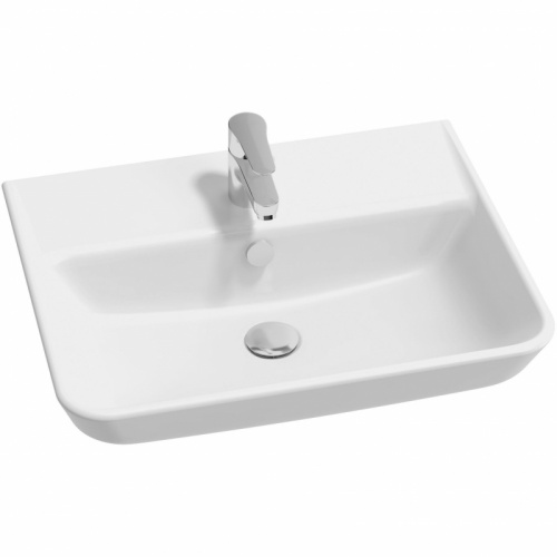 картинка Ванна пристенная Loranto Арктика 1600х700, ABS пластик, белая (CS00031199) от магазина Сантехстрой