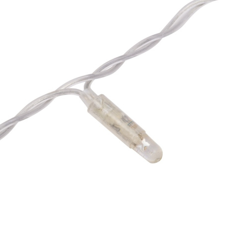 картинка Гирлянда светодиодная Занавес (Дождь),  2х6м,  768 LED ТЕПЛЫЙ БЕЛЫЙ,  прозрачный ПВХ,  IP65, эффект мерцания 230В,  соединяется (шнур питания в комплекте) от магазина Сантехстрой