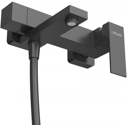 фото смеситель для ванны cezares slider slider-vd-nop черный матовый