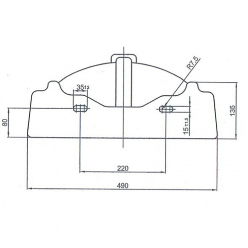 картинка Раковина подвесная Оптима Лобненский стройфарфор 50х55х20 с переливом, белая (10/1/5/1-63) от магазина Сантехстрой