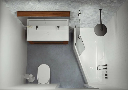 картинка Акриловая ванна Riho Rething Space 180х110 L B116001005 (BR1800500000000) без гидромассажа от магазина Сантехстрой