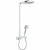 картинка HG Raindance Select E Душевая система Showerpipe: верх.душ 300 3jet, ручн.душ, шланг, термостат с полочкой, цвет: хром от магазина Сантехстрой
