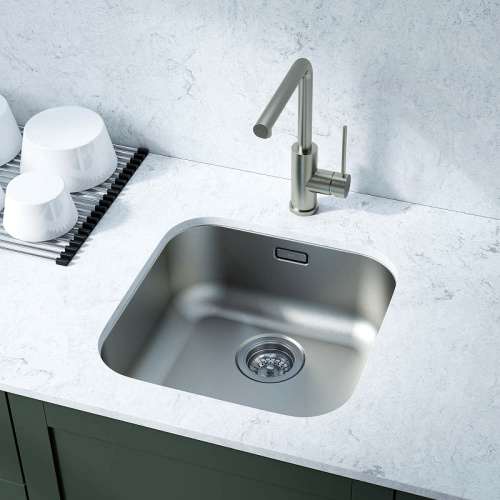 картинка Мойка IDDIS нерж. сталь сатин 446*446 Mate (MAT44S0i77) от магазина Сантехстрой